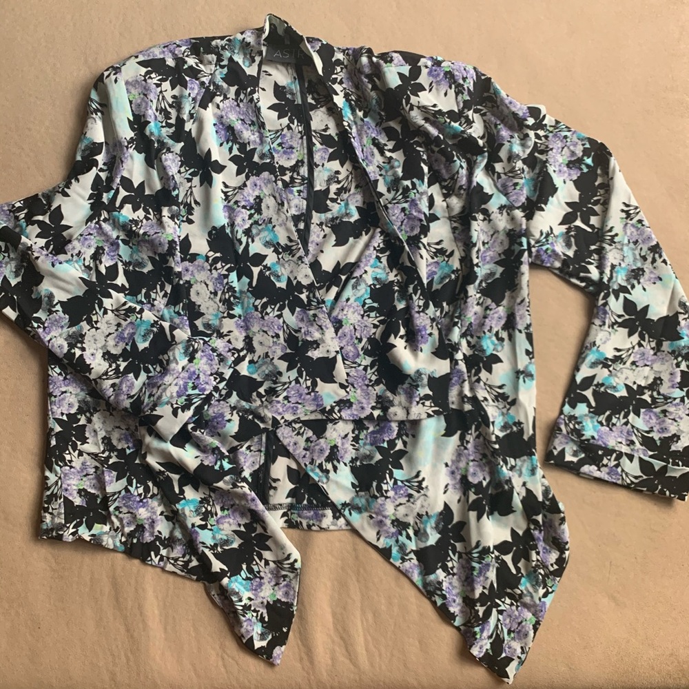 Floral Print Blazer SZ XL